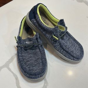 Youth Size 12 Blue Hey Dude Shoes